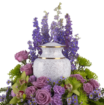 Urn & Photo Floral Arrangements