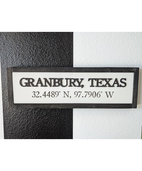 Granbury Nautical Location - Black