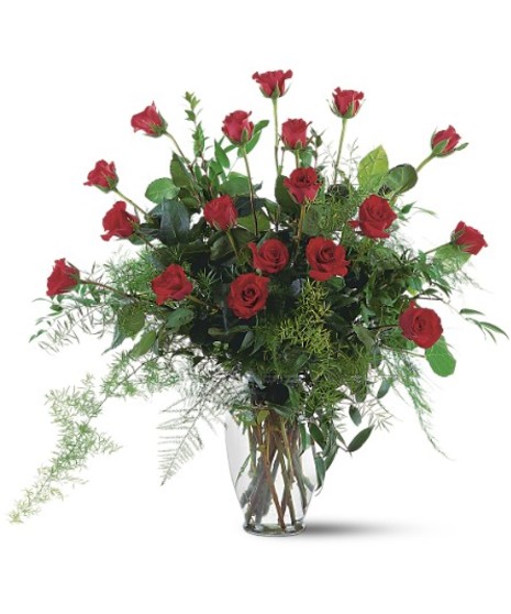 18 Long Stem Red Roses