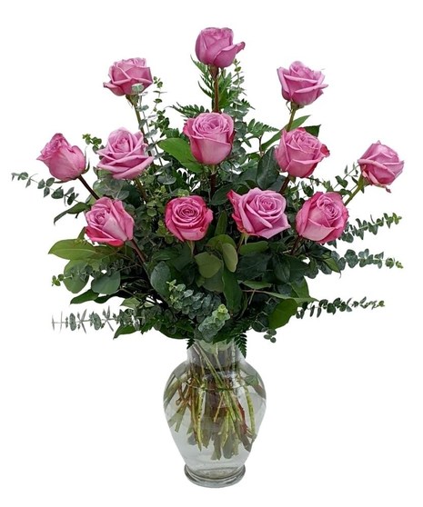 long-stem lavender roses