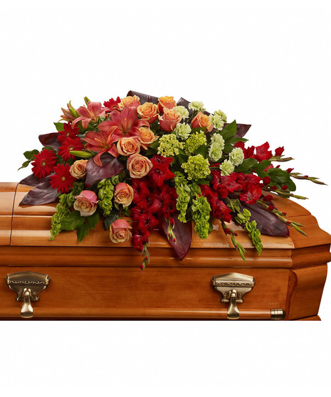 A Fond Farewell - Casket Spray