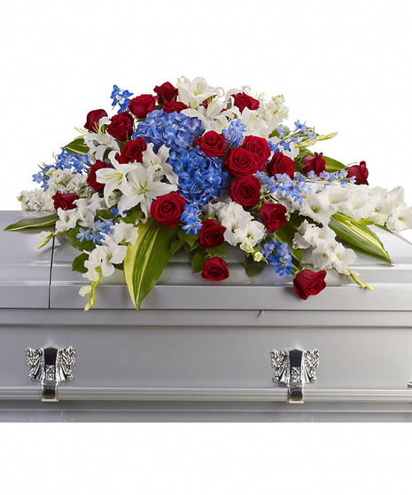 Distinguished Service - Casket Spray