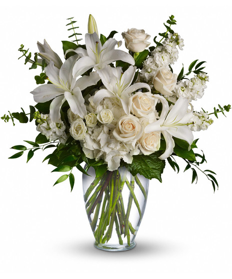 white floral bouquet