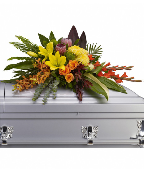 Island Memories - Casket Spray