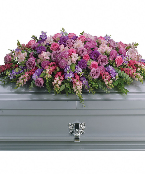 Lavender Tribute - Casket Spray