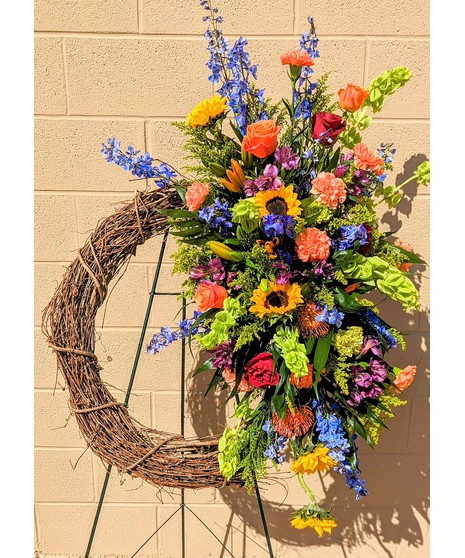 Texas Blooms - Standing Wreath