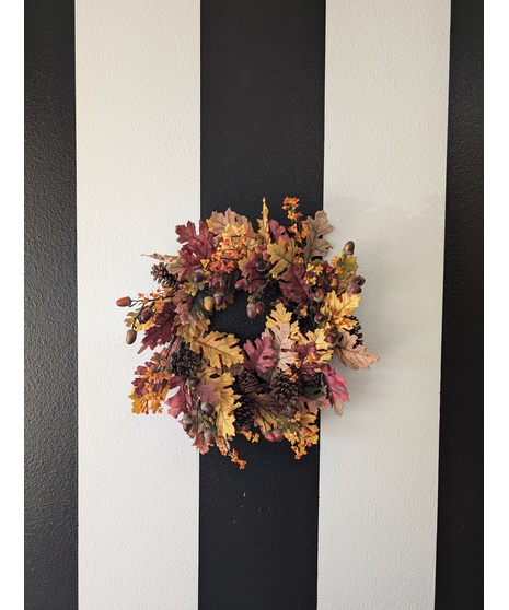 Grapevine Wreath - Autumn Leaves