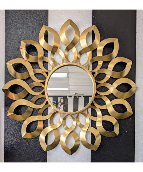 Gold Mirror - 36in Diameter