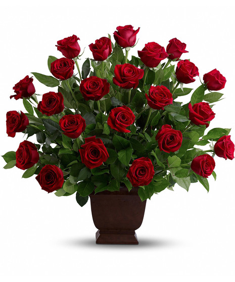 red rose tribute