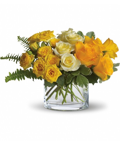 Modern Yellow Roses  Granbury Flower Shop (TX) Same-Day Flower & Rose  Delivery