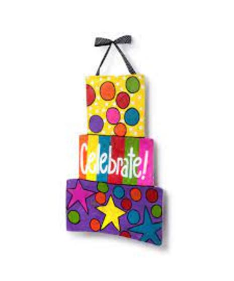 Demdaco - Celebrate Door Hanger