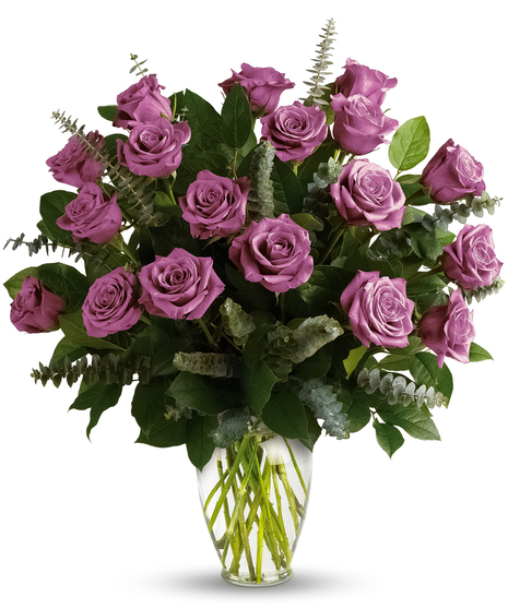 long-stem lavender roses
