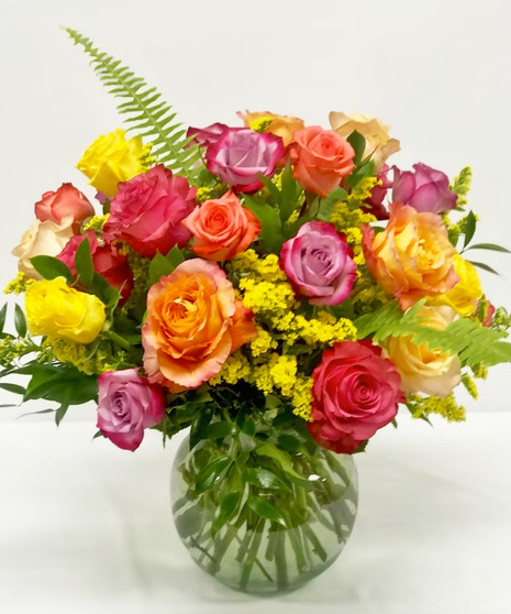 Modern Bright Roses
