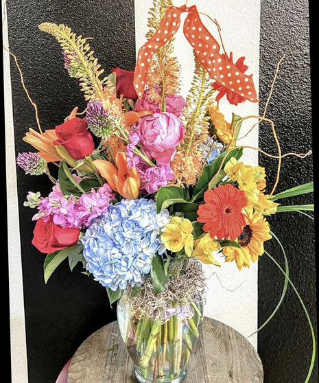 vivid floral arrangement